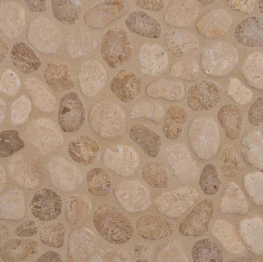 MSI - Rio Lago - Travertine Blend Pebbles Tumbled Pattern 10mm