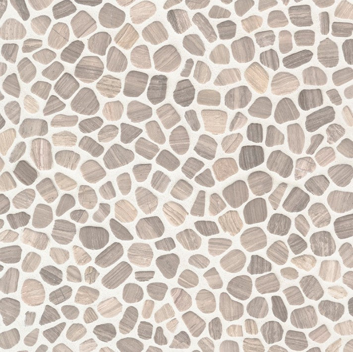 MSI - Rio Lago - White Oak Pebbles Tumbled Pattern 10mm