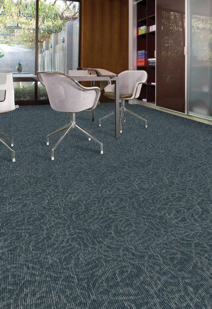 Carpet Tile Aladdin - Meandering Trail - Bay - Carpet Tile Aladdin