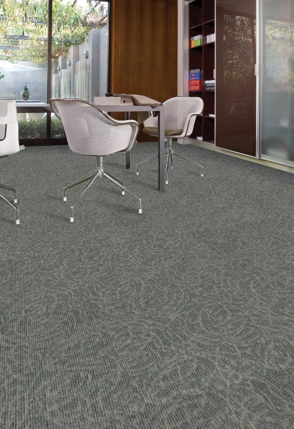 Carpet Tile Aladdin - Meandering Trail - Concrete - Carpet Tile Aladdin