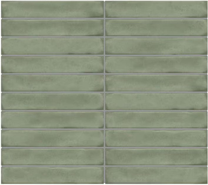 Ceramic Tile Daltile - Artcrafted - Aloe 1x6 - Ceramic Mosaic Daltile