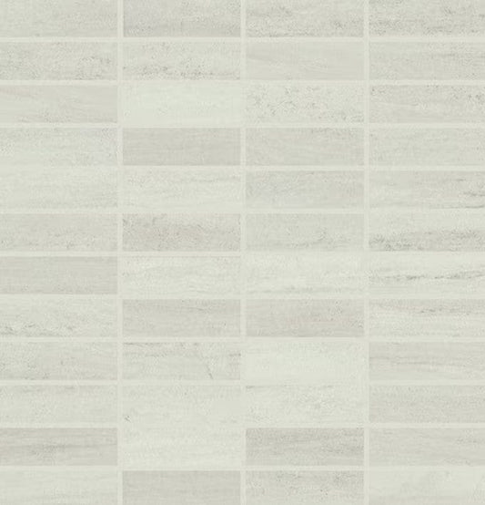 Ceramic Tile Daltile - Articulo - Editorial White - Glazed Ceramic  1x3 Mosaic Daltile