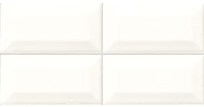 Ceramic Tile Daltile - Color Wheel Classic - White Rectangle 3x6 Bevel Glossy - Wall Tile Daltile