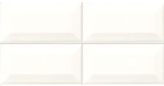 Ceramic Tile Daltile - Color Wheel Classic - White Rectangle 3x6 Bevel Glossy - Wall Tile Daltile