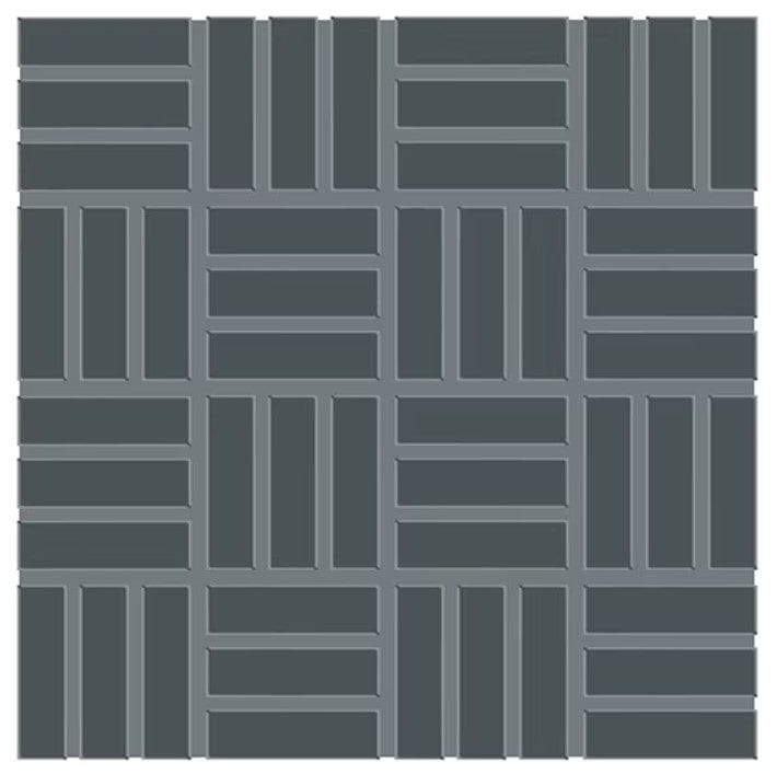 Ceramic Tile Daltile - Color Wheel Mosaic - Chalkboard 1 x 3 Lattice Weave Mosaic Daltile