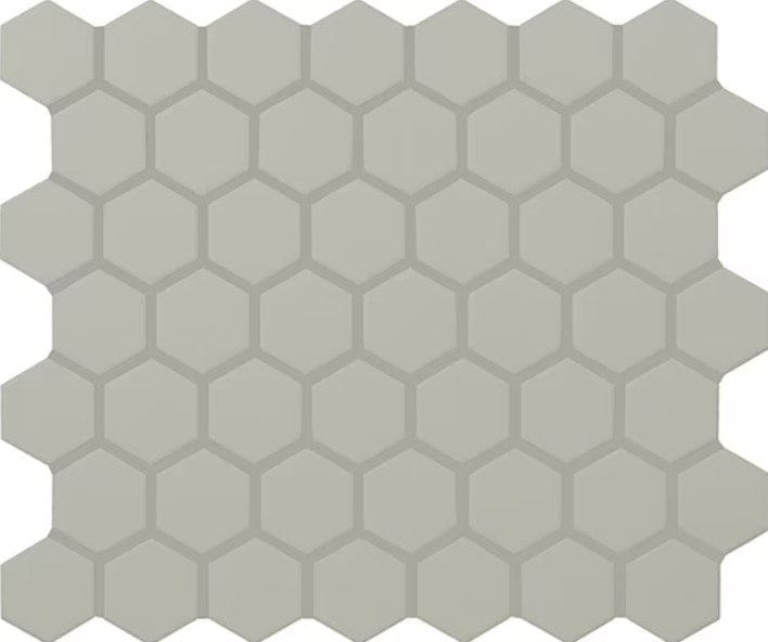 Ceramic Tile Daltile - Color Wheel Mosaic - Desert Gray 1.5" Hexagon Daltile