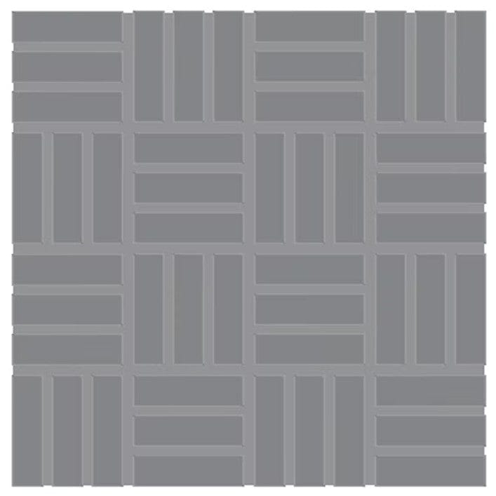 Ceramic Tile Daltile - Color Wheel Mosaic - Matte Desert Gray 1 x 3 Lattice Weave Mosaic Daltile