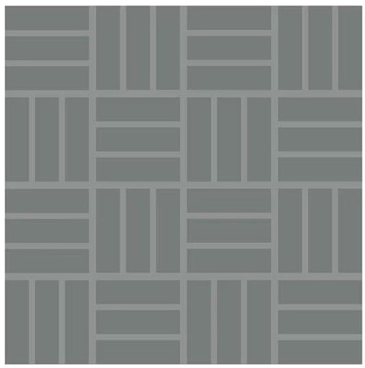 Ceramic Tile Daltile - Color Wheel Mosaic - Suede Gray 1 x 3 Lattice Weave Mosaic Daltile