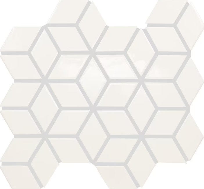 Ceramic Tile Daltile - Color Wheel™ Retro - Matte Arctic White 3D Cube Daltile