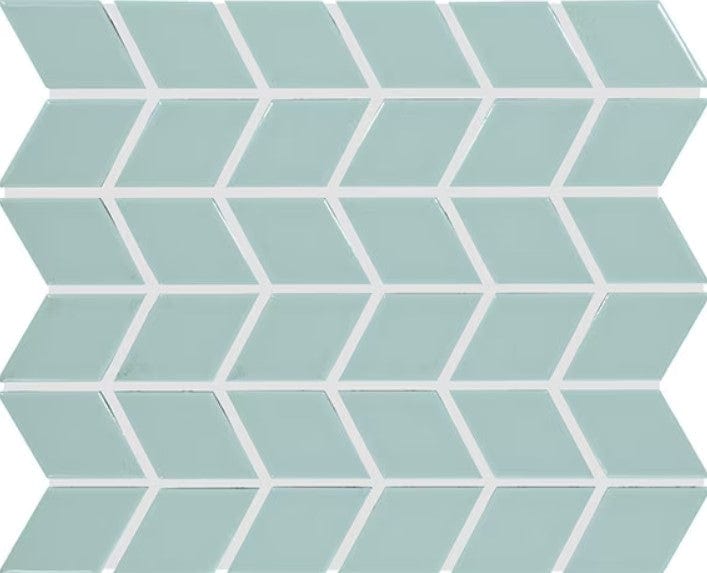 Ceramic Tile Daltile - Color Wheel™ Retro - Spa Chevron - Glazed Ceramic Daltile