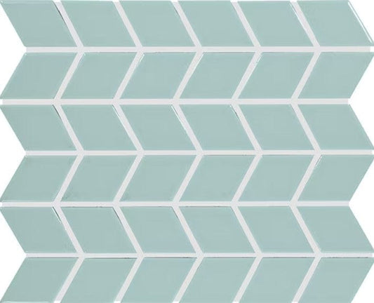 Ceramic Tile Daltile - Color Wheel™ Retro - Spa Chevron - Glazed Ceramic Daltile