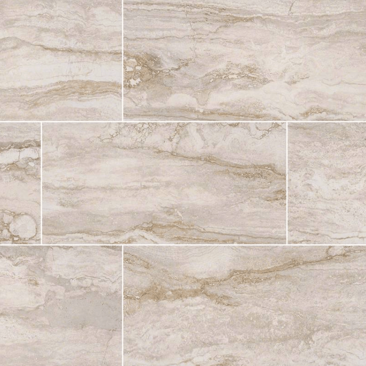 Ceramic Tile MSI - Bernini - Bianco - Porcelain Matte Tile MSI International