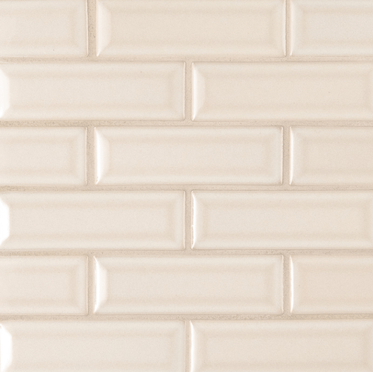 Ceramic Tile MSI - Highland Park - Antique White - Beveled Subway Tile 2x6 MSI International