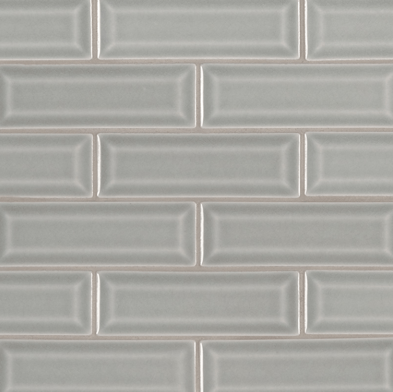 Ceramic Tile MSI - Highland Park - Morning Fog - Beveled Subway Tile 2x6 MSI International