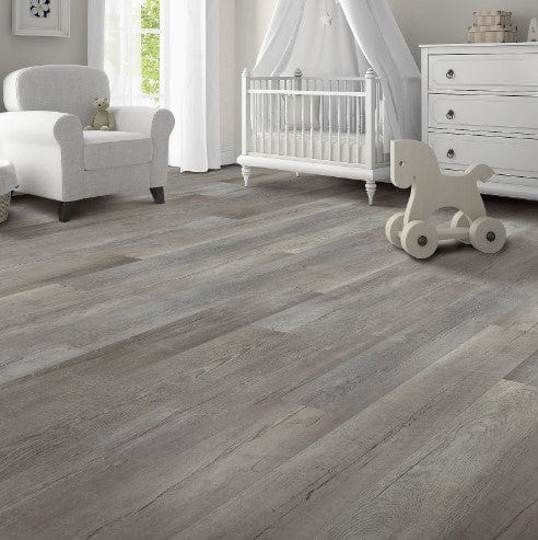 Luxury Vinyl Plank Aladdin - Ma May Street - Worn Gray - Luxury Vinyl Plank Aladdin