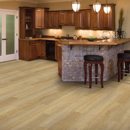 Luxury Vinyl Plank Mohawk - SolidTech - Eastbrook Valley - Coffee House Tan - Luxury Vinyl Plank Mohawk