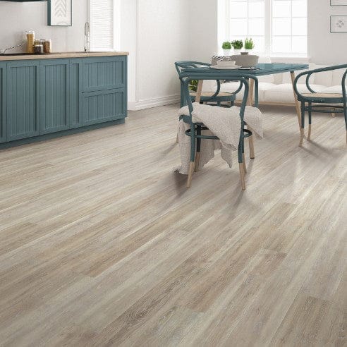 Luxury Vinyl Plank Mohawk - SolidTech - Maywood Springs - Fossil Gray - Luxury Vinyl Plank Mohawk