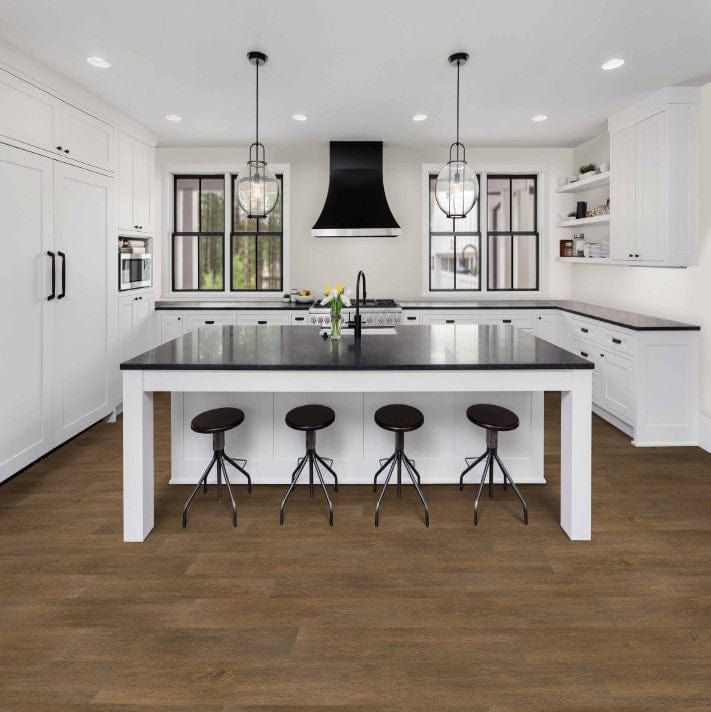 Luxury Vinyl Plank Mohawk - UltimateFlex Essentials - Caldwell - Chateau Brown - Luxury Vinyl Plank Mohawk