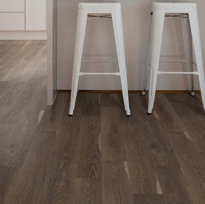 Luxury Vinyl Plank Shaw - Pantheon HD+ Natural Bevel - Charred Earth - Luxury Vinyl Plank Shaw