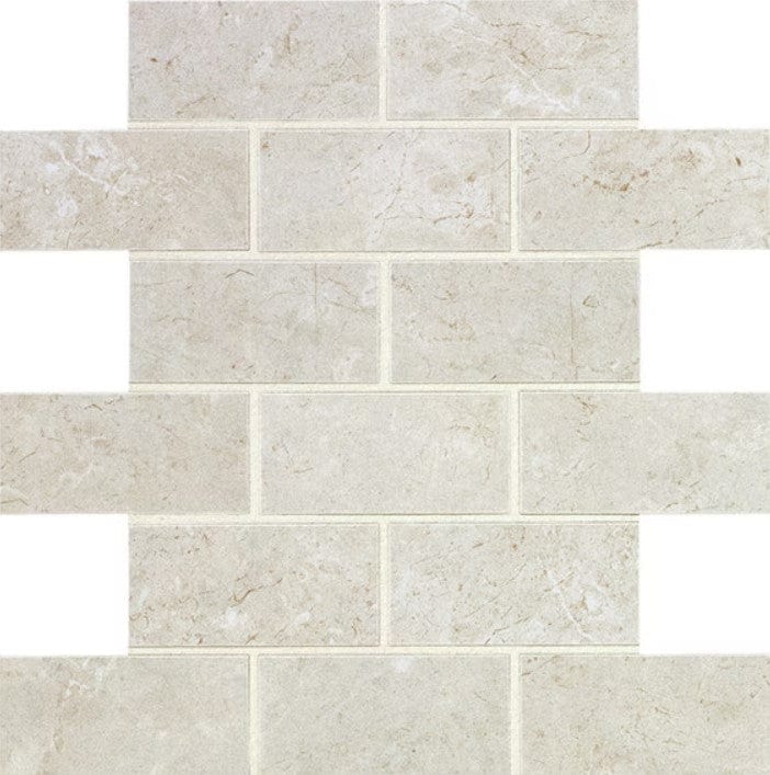 Porcelain Tile Daltile - Florentine - Argento - 2x4 Mosaic Daltile