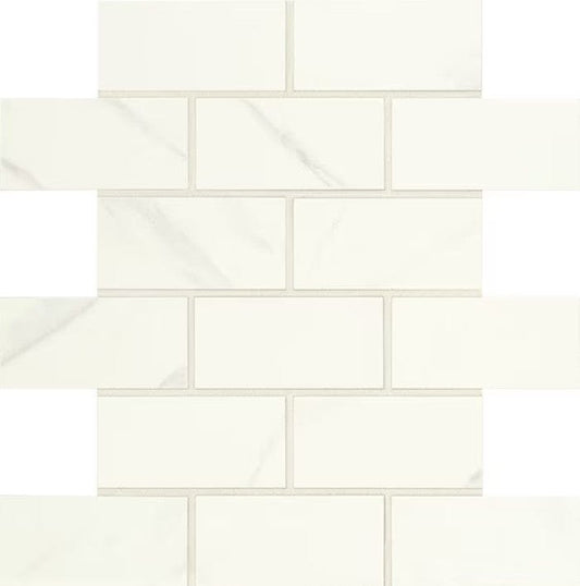 Porcelain Tile Daltile - Florentine - Carrara - 2x4 Mosaic Daltile