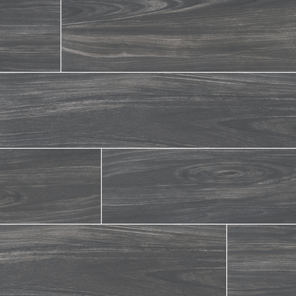 Porcelain Tile MSI - Braxton - Midnight - Porcelain Wood Tile MSI International