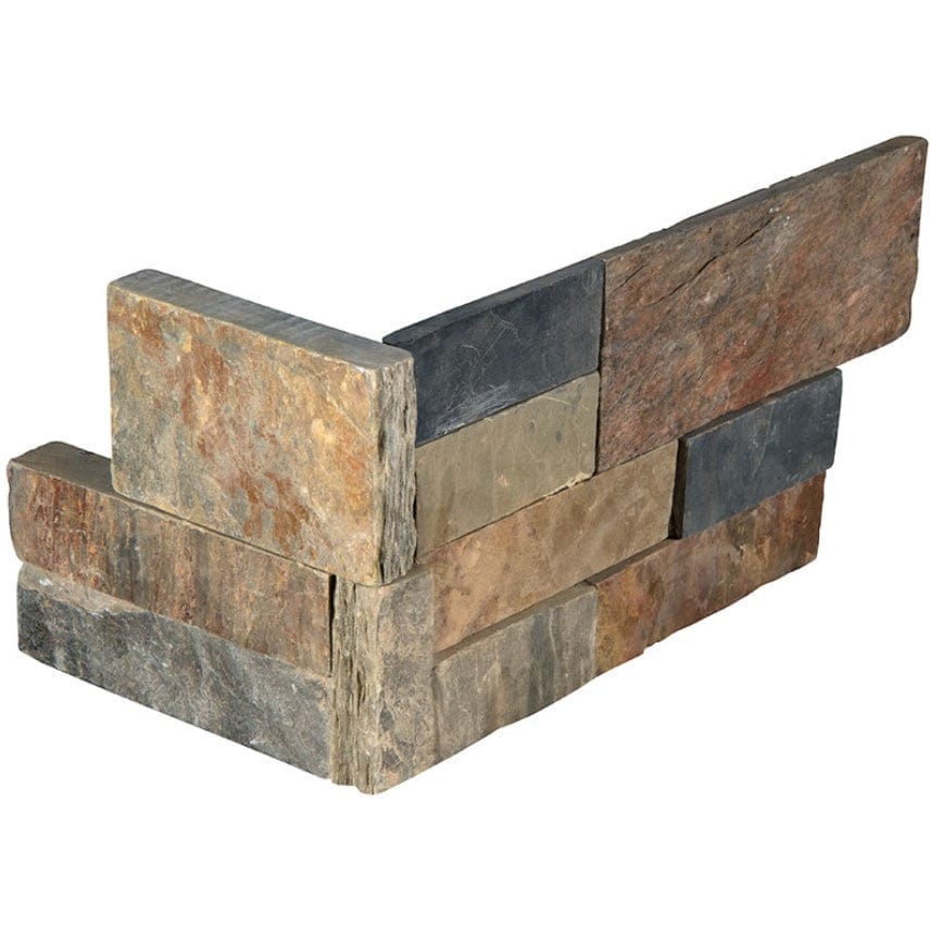 Stacked Stone MSI - RockMount Stacked Stone - Gold Rush Corner "L" Panel 6x18 MSI