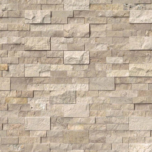 Stacked Stone MSI - RockMount Stacked Stone - Roman Beige Panel 6x24 MSI