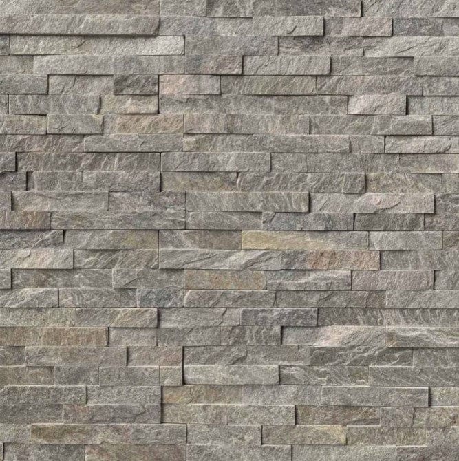 Stacked Stone MSI - RockMount Stacked Stone - Sage Green Panel 6x24 MSI