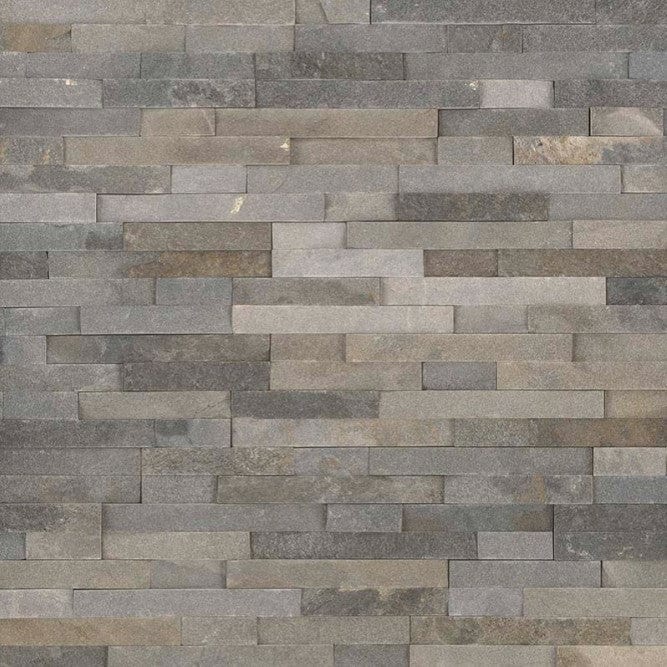 Stacked Stone MSI - RockMount Stacked Stone - Sedona Grey Panel 6x24 MSI