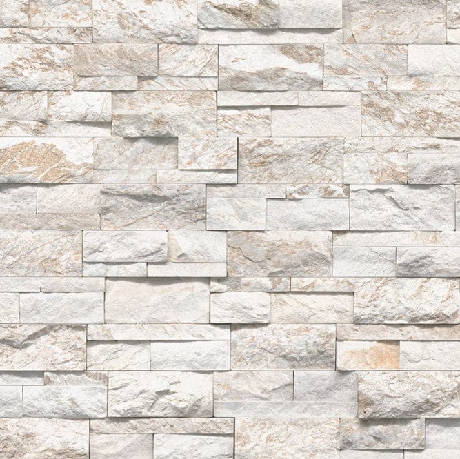 Stacked Stone MSI - RockMount Stacked Stone - XL Royal White 9x24 Panel MSI