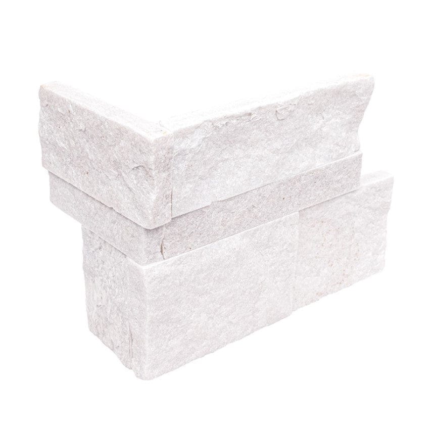 Stacked Stone MSI - XL RockMount Stacked Stone - Arctic White 9x18 Corner MSI