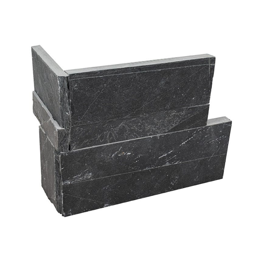 Stacked Stone MSI - XL RockMount Stacked Stone - Premium Black 9x18 Corner MSI