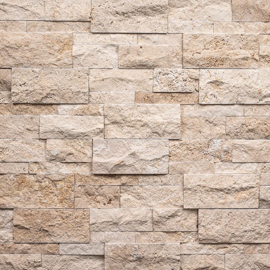 Stacked Stone MSI - XL RockMount Stacked Stone - Roman Beige 9x24 Panel MSI