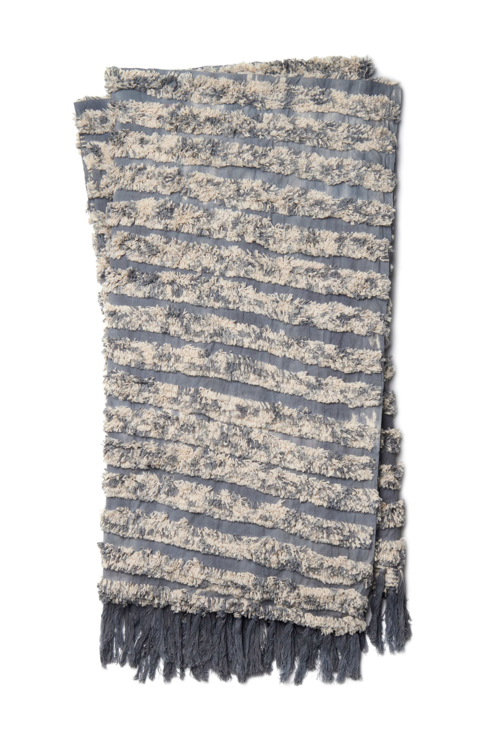 Throw Blanket Loloi - Tyra Collection - T0031 Charcoal - Throw Blanket Set Loloi