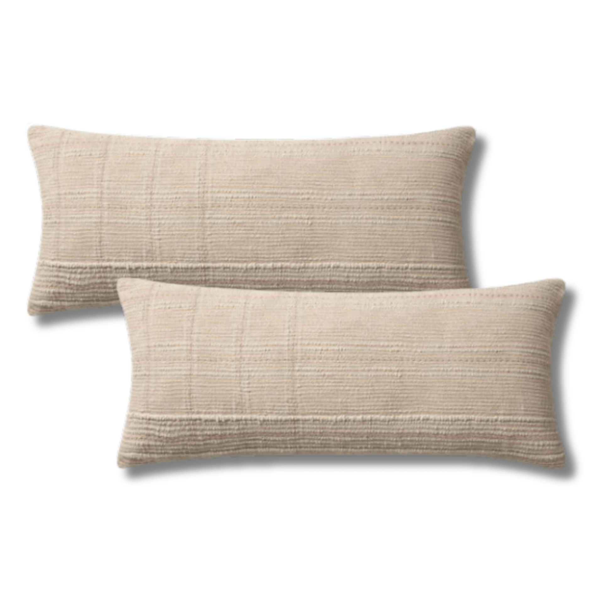 Throw Pillow Loloi - Angela Rose - Calista PAR0019 Ivory / Blush - Pillow Set Loloi