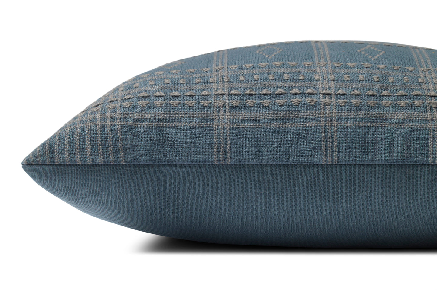 Throw Pillow Loloi - Angela Rose - Lina PAR0016 Blue / Slate - Pillow Set Loloi