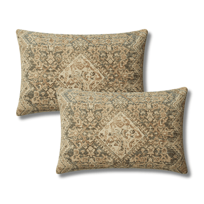 Throw Pillow Loloi - Angela Rose - PAR0001 Slate / Sand - Pillow Set Loloi