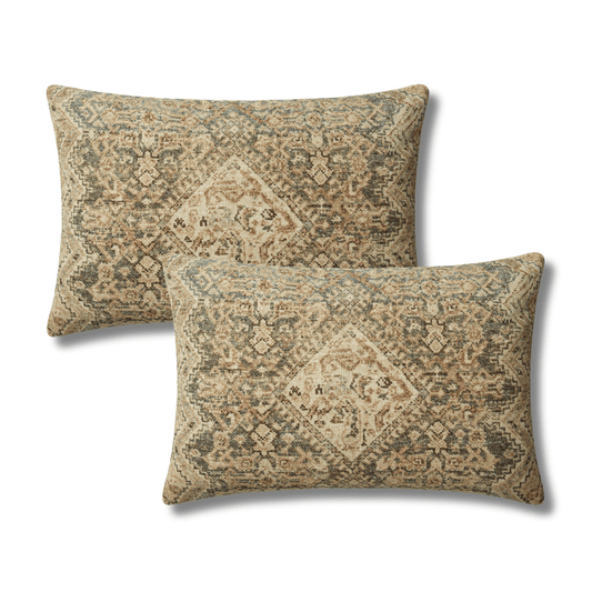 Throw Pillow Loloi - Angela Rose - PAR0001 Slate / Sand - Pillow Set Loloi