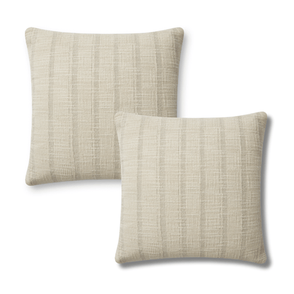 Throw Pillow Loloi - Angela Rose - PAR0006 Ivory / Grey - Pillow Set Loloi