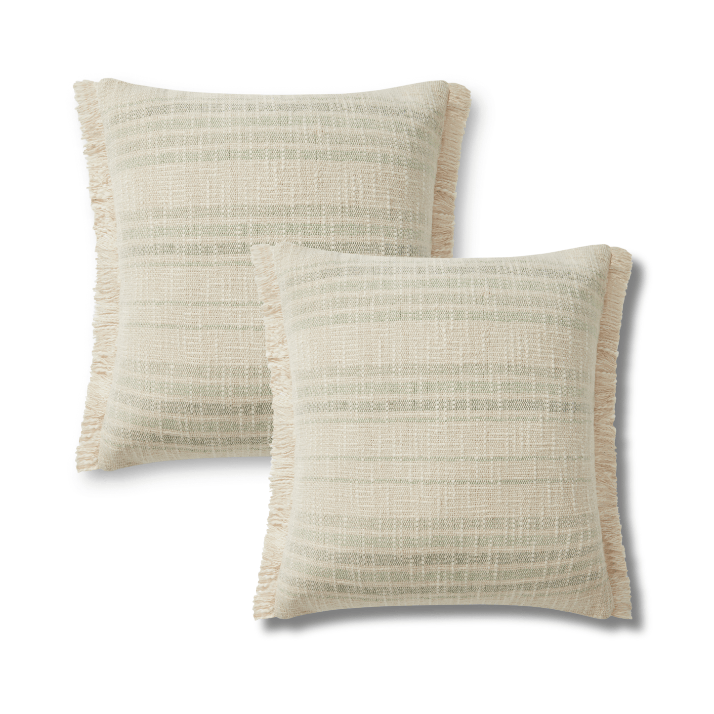 Throw Pillow Loloi - Angela Rose - PAR0007 Ivory / Sage - Pillow Set Loloi