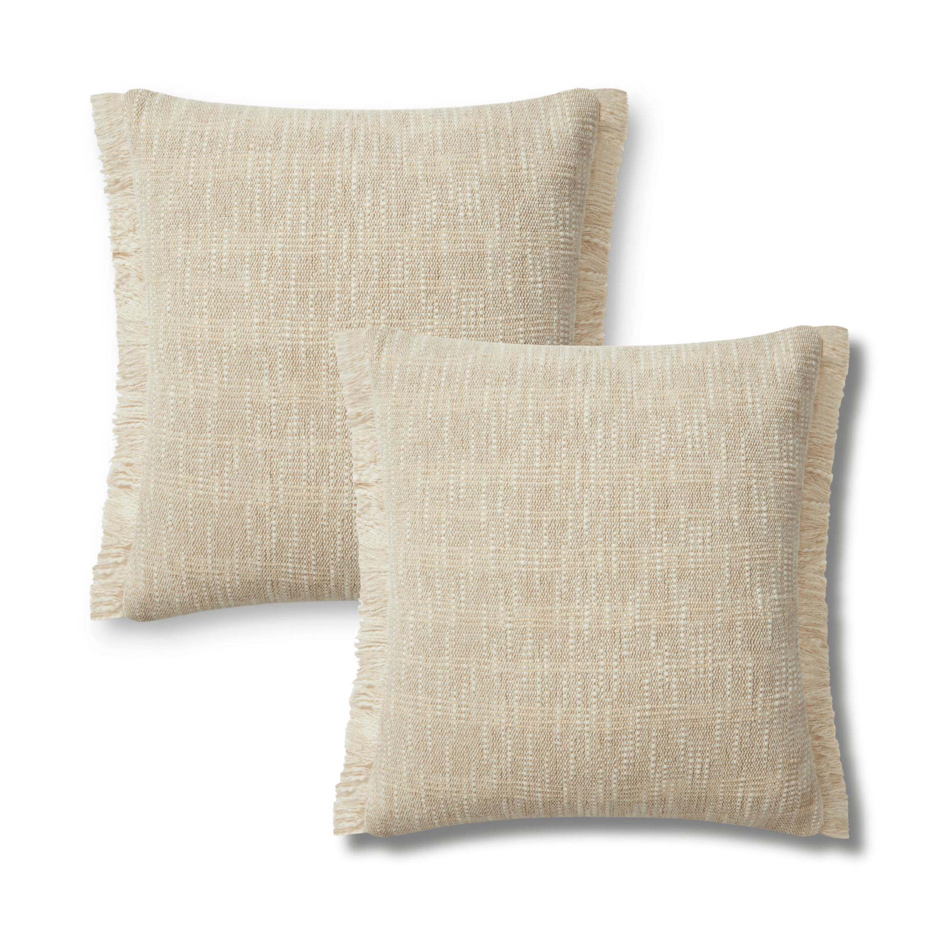 Throw Pillow Loloi - Angela Rose - PAR0008 Sand / Natural - Pillow Set Loloi