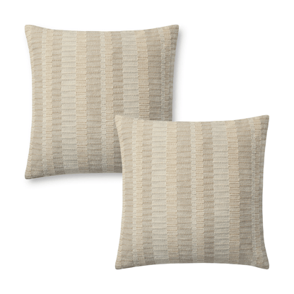 Throw Pillow Loloi - Bridgette Romanek - PBR0002 Natural / Ivory - Pillow Set Loloi