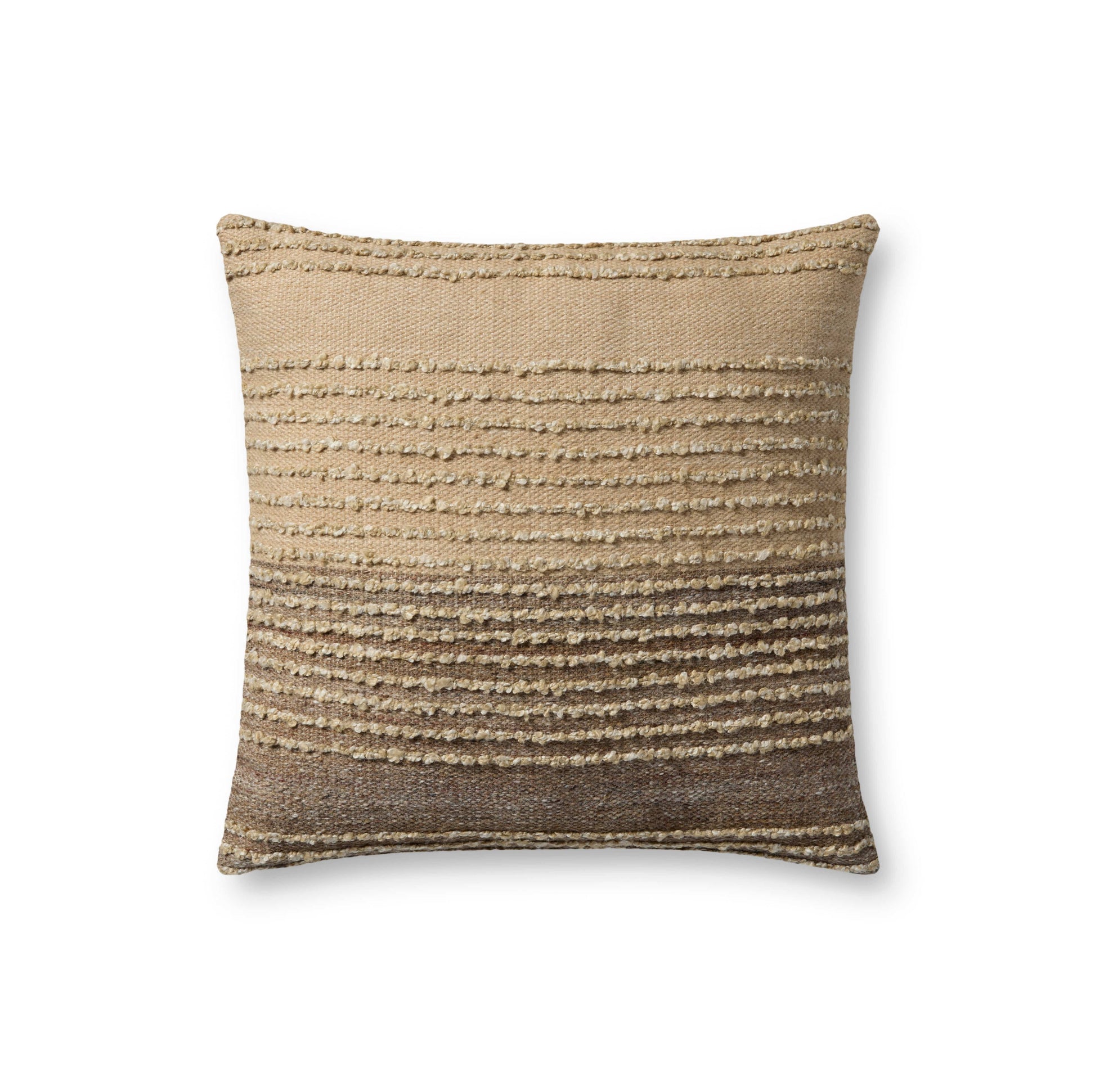 Throw Pillow Loloi - Bridgette Romanek - PBR0005 Brown / Natural - Pillow Set Loloi