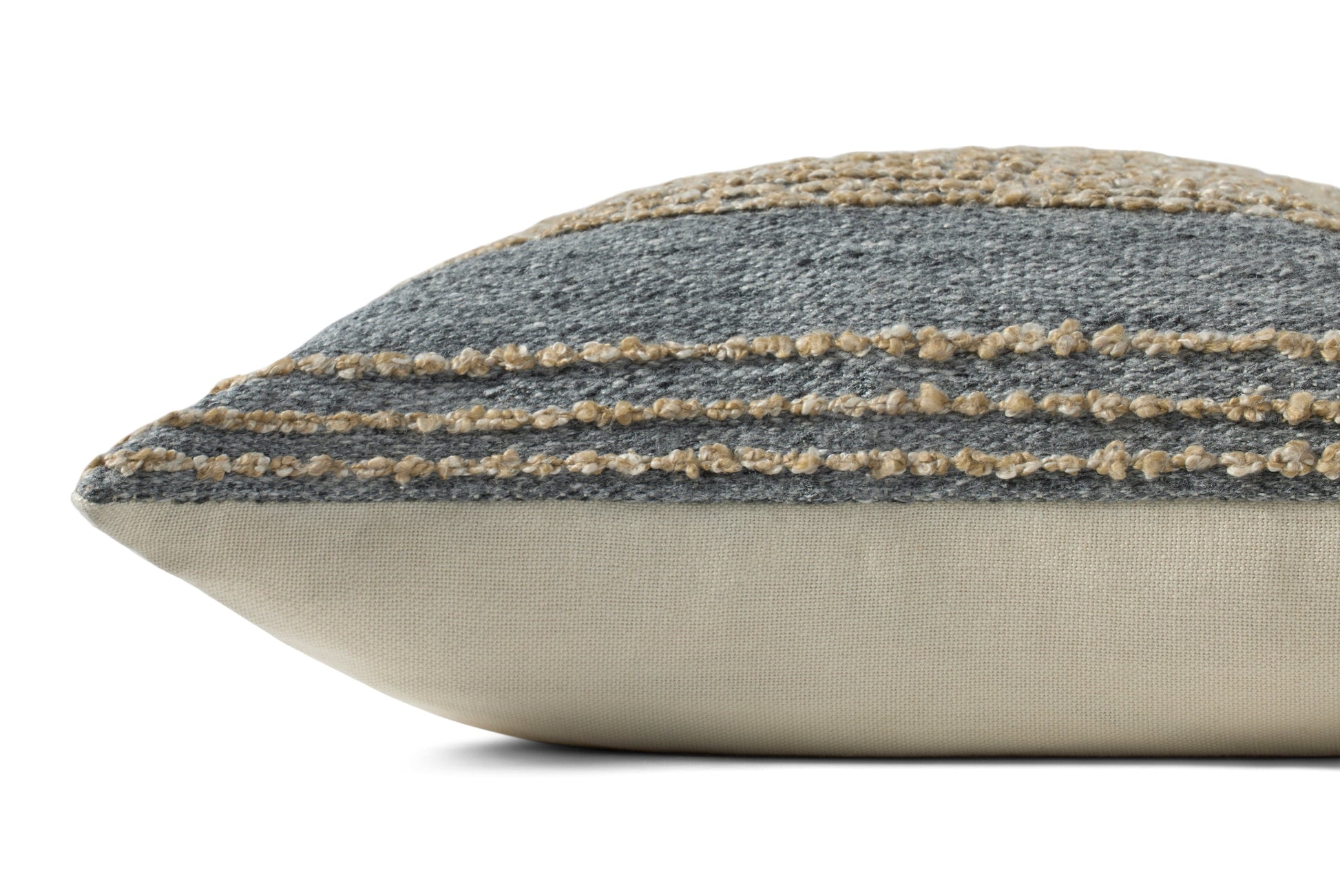 Throw Pillow Loloi - Bridgette Romanek - PBR0005 Grey / Natural - Pillow Set Loloi