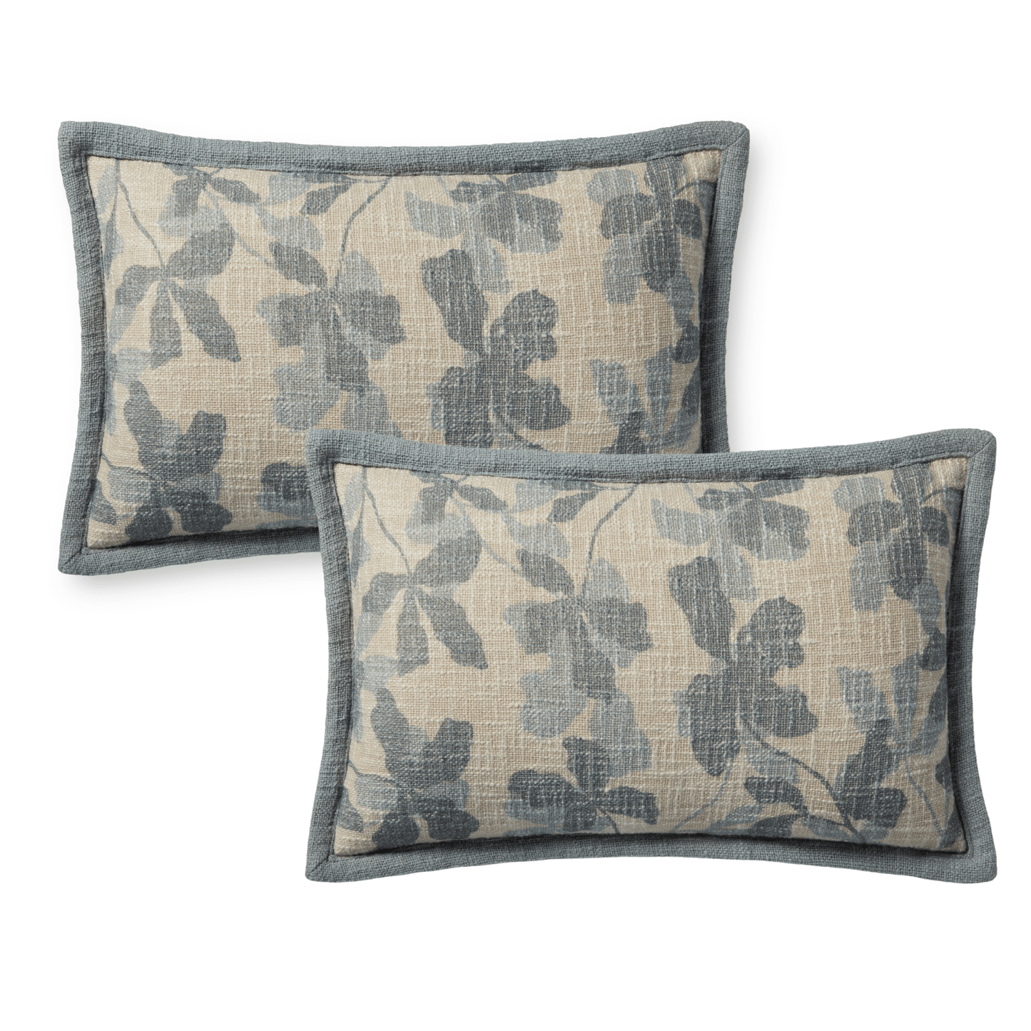 Throw Pillow Loloi - Bridgette Romanek - PBR0008 Blue / Natural - Pillow Set Loloi