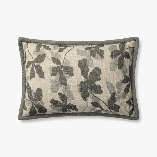 Throw Pillow Loloi - Bridgette Romanek - PBR0008 Charcoal / Natural - Pillow Set Loloi