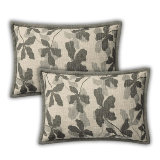 Throw Pillow Loloi - Bridgette Romanek - PBR0008 Charcoal / Natural - Pillow Set Loloi