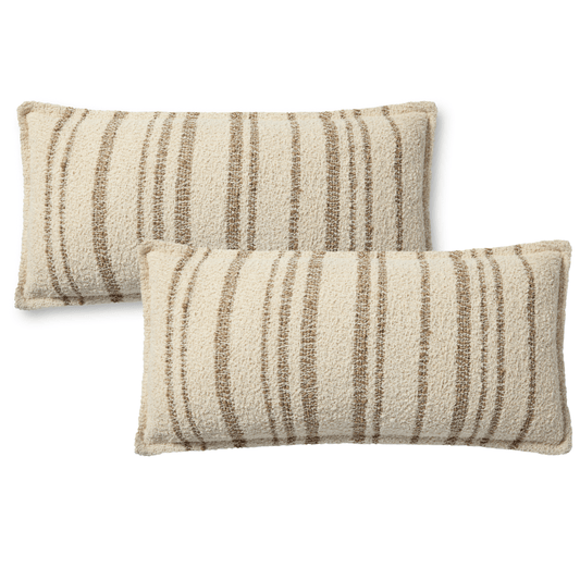 Throw Pillow Loloi - Bridgette Romanek - PBR0011 Natural / Tan - Pillow Set Loloi