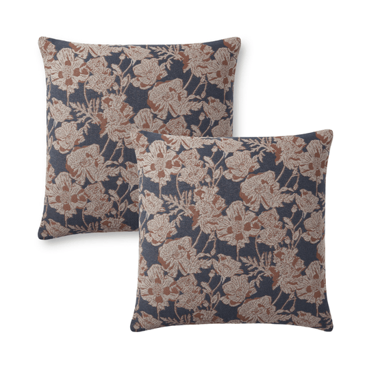 Throw Pillow Loloi - Chris Loves Julia - Matilda PCJ0008 Navy / Clay - Pillow Set Loloi